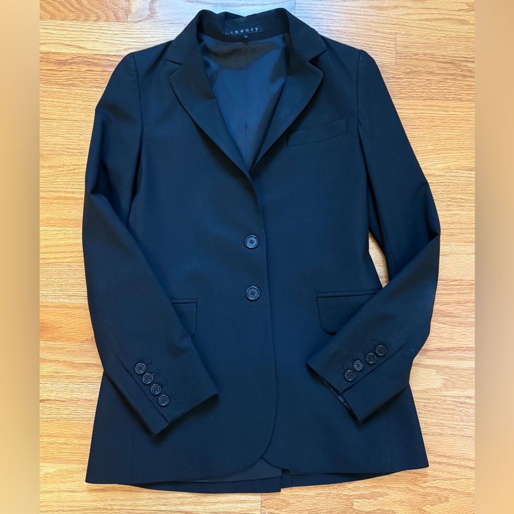Theory Suit Black 3 piece Tailor 0